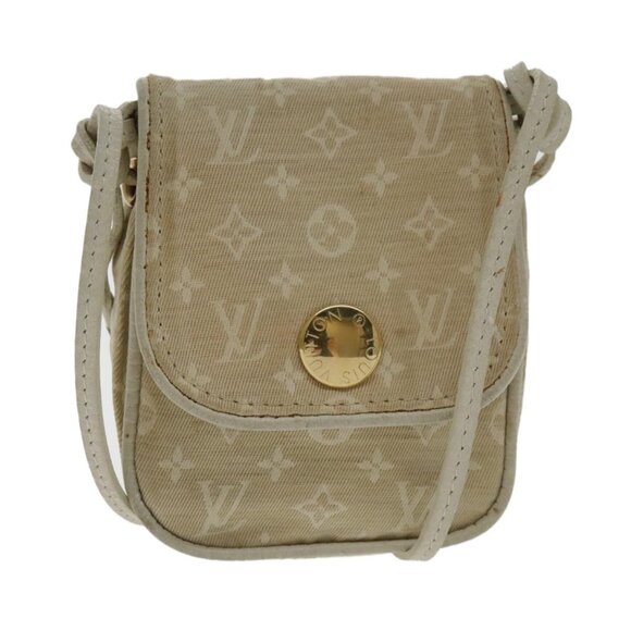 Authentic LOUIS VUITTON Monogram Mini Pochette Cancoon Bag Dunne M95312 LV
